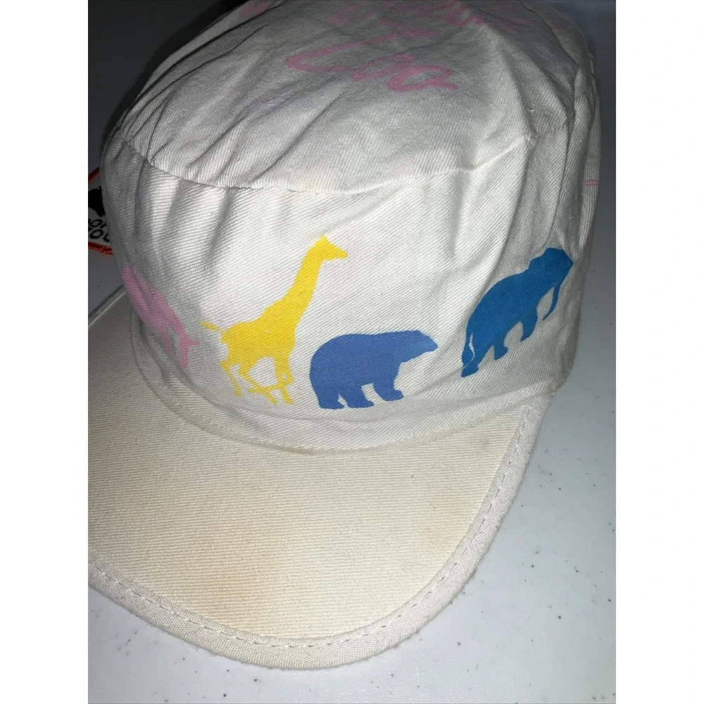 Vintage Brookfield Zoo Chicago Souvenir‎ Hat Embroidered Patch Lot Of 2 Illinois